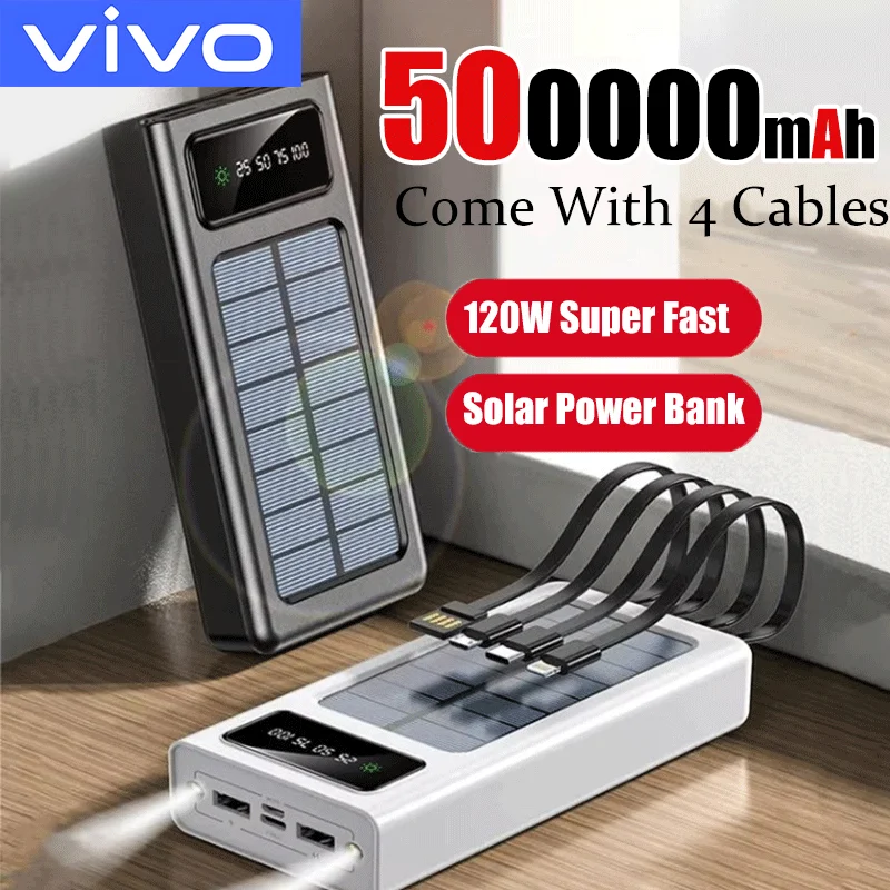 Solar Emergency Charger - باور بانك شمسي من فيفو بسعة