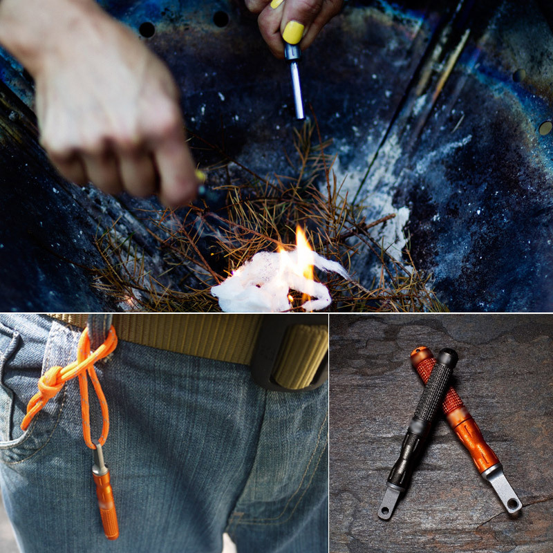 Magnesium Fire Starter - في الهواء الطلق الصوان والفولاذ مقاوم