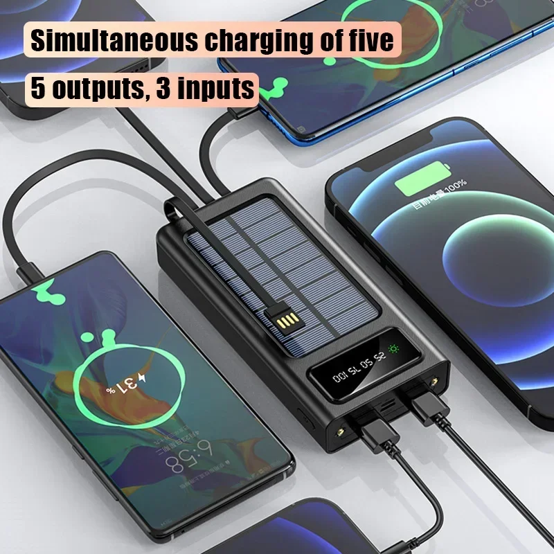 باور بانك شمسي من فيفو بسعة 50 - مراجعة Solar Emergency Charger وسعره