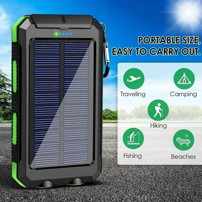 Lenovo 50000mAh Solar Power Ba - مراجعة Solar Emergency Charger وسعره